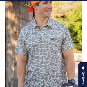 BURLEBO Classic Deer Button Up - New in packaging - Mens Large